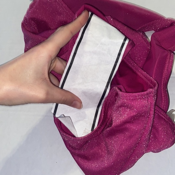 Jones New York | metallic Magenta shimmer Swim One Piece - Picture 10 of 10